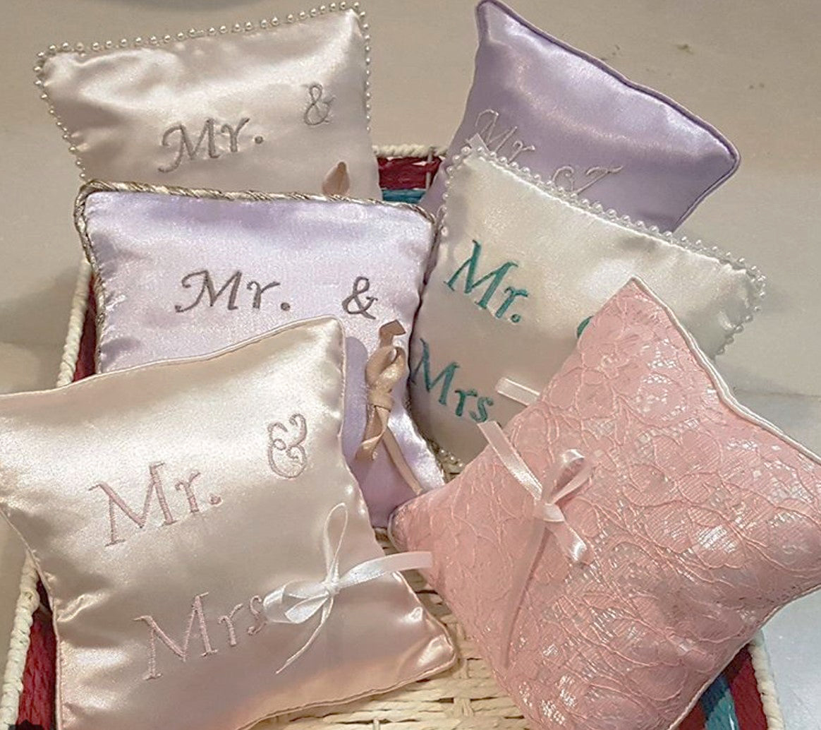 Customized Ring Bearer Cushions