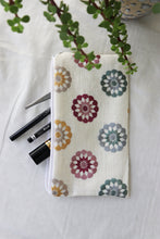 Multicolor Embroidered Flower Multipurpose Pouch