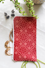 Red Printed Multipurpose Pouch