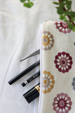 Multicolor Embroidered Flower Multipurpose Pouch