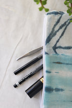 Blue Patchwork Printed Multipurpose Pouch