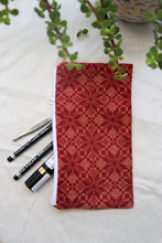 Red Printed Multipurpose Pouch