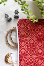 Red Printed Multipurpose Pouch