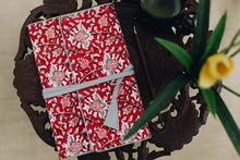 Beautiful Handmade Multipurpose Notebook Case & Notebook, Roll Up- Pencil Case