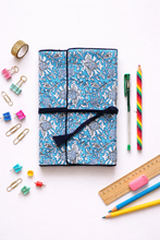 Indigo Aqua Kalamkari Notebook Sleeve