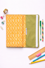 Mosaic Sunlit Block Printed Notebook Sleeve