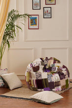 Purple Accent Beanbag