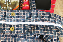 Blue Printed Tote Bag