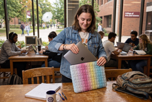 Rainbow Quilt Laptop Case
