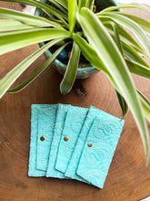 Calm Blue Embroidery Mini Money Envelope (Set Of 3)