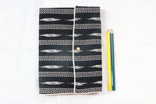 Black Ikat Multipurpose Notebook Case