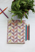 Triangular Maze Purple Notebook