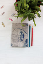 Blue Print Mini Notebook