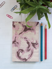 Mauve Flora Mini Notebook