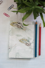 Green Feathers Mini Notebook
