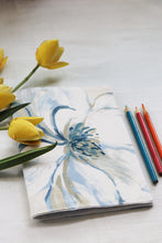 Blue Flora - Soft Cover Handmade Notebook