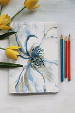 Blue Flora - Soft Cover Handmade Notebook