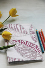 Leaves Embroidery Soft Cover Handmade Notebook