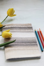 Grey Ikat - Soft Cover Handmade Notebook