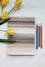 Grey Ikat - Soft Cover Handmade Notebook