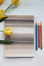 Grey Ikat - Soft Cover Handmade Notebook