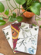 Flower Printed-Soft Cover Handmade Notebooks (Set Of 3)