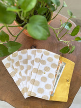 Golden Floral Printed Money Envelope