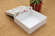Beautiful Floral Printed Fabric Gift Box