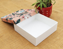 Pink Floral Fabric Gift Box