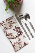 Brown Printed Cutlery Case