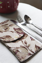 Brown Printed Cutlery Case