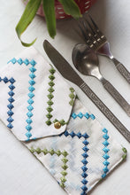 Zig-Zag Embroidered Cutlery Case