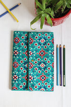 Green Printed Multipurpose Notebook Case