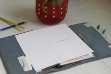 Grey Floral Multipurpose Notebook Case