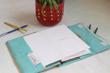 Blue Flower Printed Multipurpose Notebook Case