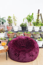 Purple Fur Beanbag