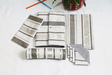 Grey Stripes Corporate-Set Of 5