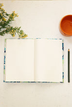 Blue Flora Notebook