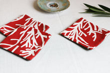 White Branches Printed Coaster Set Of 3