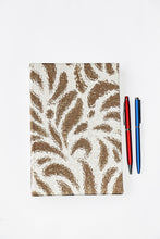 Brown Leaves Printed Notebook