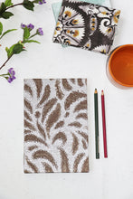 Brown Leaves Printed Notebook