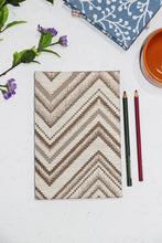 Brown Zig-Zag Notebook
