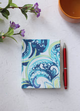 Mini-Blue Flora Notebook