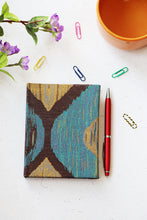 Printed Blue & Brown Mini Notebook