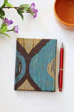 Printed Blue & Brown Mini Notebook