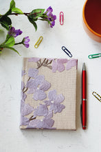 Purple Flora Mini Notebook