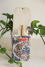 Blue Printed Cutlery Case
