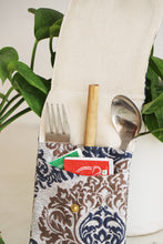Blue Printed Cutlery Case