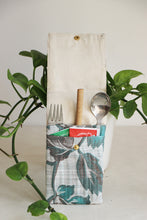 Blue Flower Printed Cutlery Case