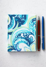 Mini-Blue Flora Notebook